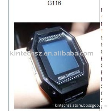 watch  mobile phone---G116  with Bluetooth  MP3 MP4  Camera